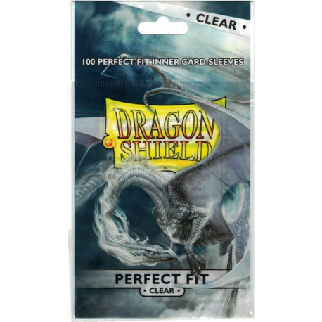 Protège-cartes Dragon Shield Perfect Fit Clear