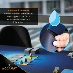 Tapis de jeu 60x100 Multijeux Saphir Bleu