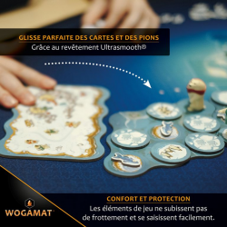 Tapis de jeu 60x100 Multijeux Saphir Bleu