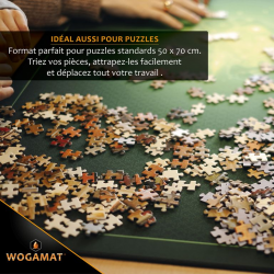 Tapis de jeu 60x100 Multijeux Emeraude Vert