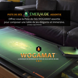 Tapis de jeu 60x100 Multijeux Emeraude Vert