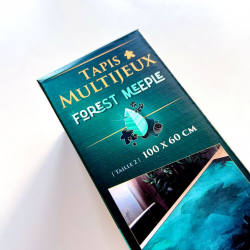 Tapis de jeu 60x100 Multijeux Forest Meeple