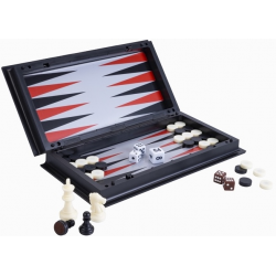 Classique Voyage 2 en 1 - Echecs & Backgammon (Magnétique)