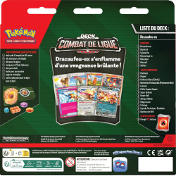 Pokémon - Deck Combat de Ligue Dracaufeu-Ex Novembre 2024