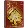 Jeu de 54 cartes Bicycle Ultimates - Dragon Rouge