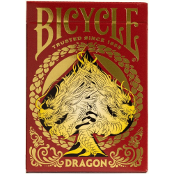 Jeu de 54 cartes Bicycle Ultimates - Dragon Rouge