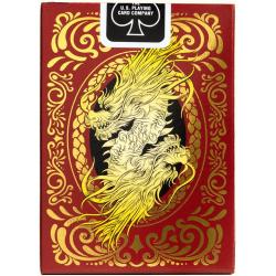 Jeu de 54 cartes Bicycle Ultimates - Dragon Rouge