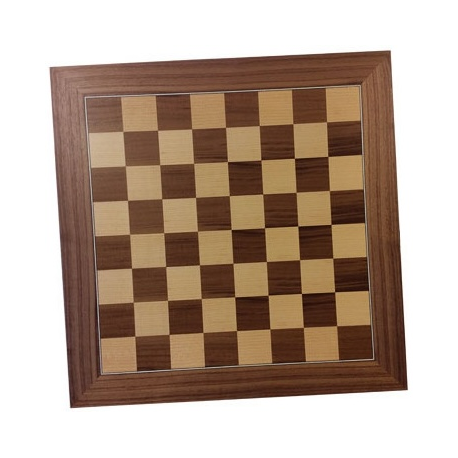 Jeu d'échecs - Echiquier 46 cm - Noyer et Érable