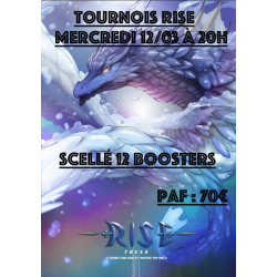 Tournois Scellé Rise mercredi 12/03/25 à 20h00