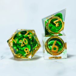 Set de 7 dés Premium - Anneaux des Elfes