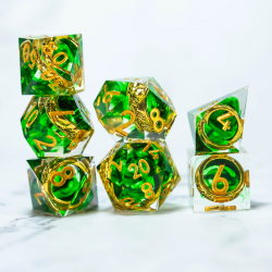 Set de 7 dés Premium - Anneaux des Elfes