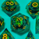Set de 7 dés Premium - Dragon d'Émeraude