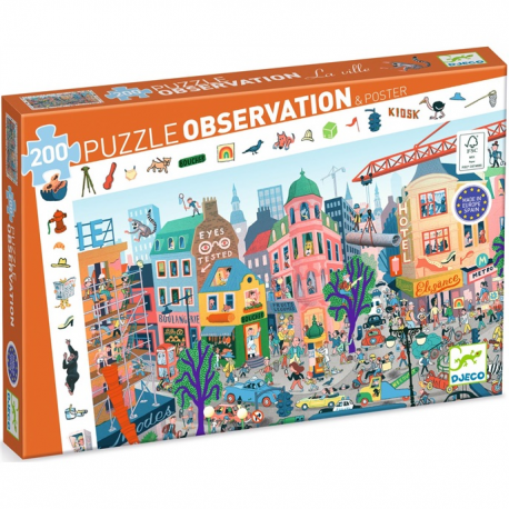 Puzzle Silhouettes 16 pièces – L'aquarium