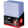 Ultra PRO : 25 Toploader Premium Transparents
