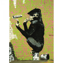 Puzzle 1000 pièces Piatnik - Banksy - Roller Chimp