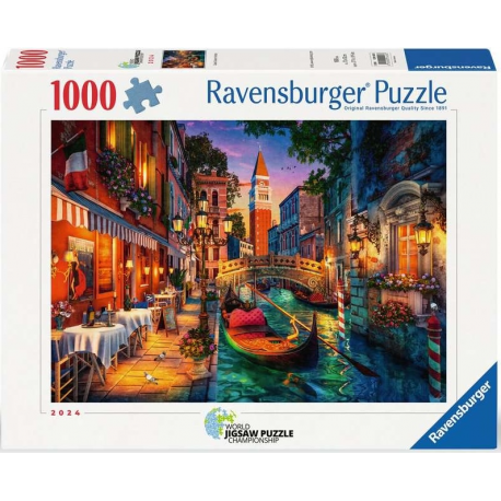 Puzzle Ravensburger 1000 pièces - Croisière sur les canaux à Venise