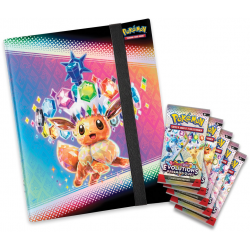 Pokémon - EV08 Evolutions Prismatiques - Coffret Potfolio + 5 boosters