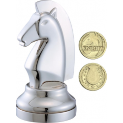 Casse-tête Huzzle Cast Chess Knight - Silver