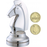Casse-tête Huzzle Cast Chess Knight - Silver
