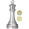 Casse-tête Huzzle Cast Chess King - Silver