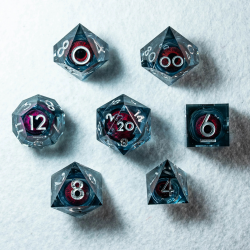 Set de 7 dés Premium - Oeil Démoniaque