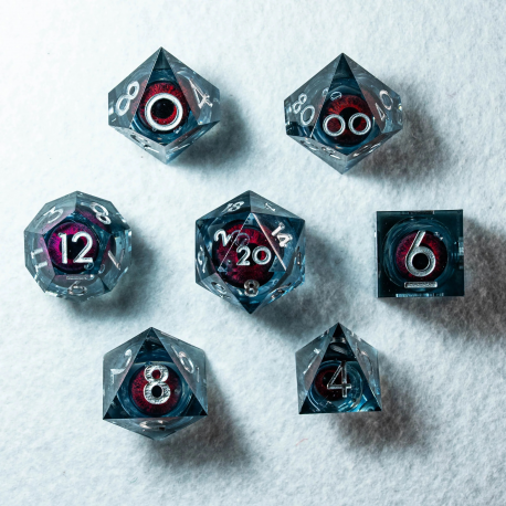 Set de 7 dés Premium - Oeil Démoniaque