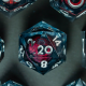 Set de 7 dés Premium - Flux Céleste