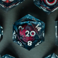 Set de 7 dés Premium - Oeil Démoniaque