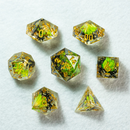 Set de 7 dés Premium - Flux Céleste