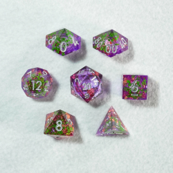 Set de 7 dés Premium - Coeur de Dryade