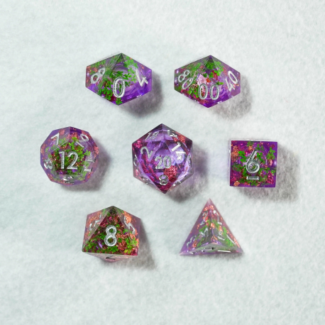 Set de 7 dés Premium - Coeur de Dryade