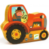 Puzzle Silhouettes 16 pièces – Le Tracteur