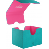 Deck Box Gamegenic Luxe : Sidekick 100+ XL (Turquoise/Rose)
