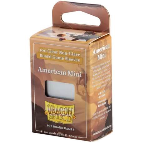 Protège-cartes Dragon Shield Boardgame - 100x American Mini 41x63