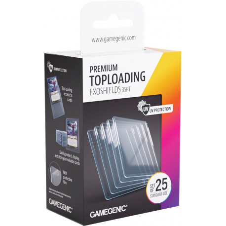 Gamegenic : 25 Toploader Premium Exoshields