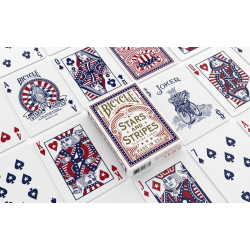 Jeu de 54 cartes Bicycle Stars and Stripes