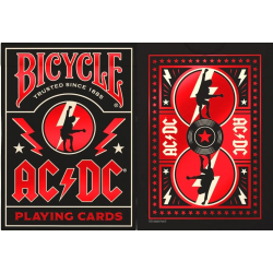 Jeu de 54 cartes Bicycle AC/DC