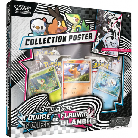 Pokémon - EV10.5 Foudre Noire & Flamme Blanche - Coffret Collection Poster Unys