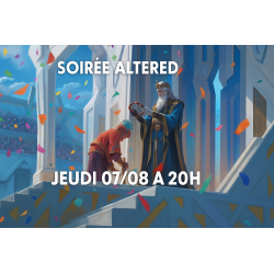 Soirée Altered Jeudi 07/08/25 à 20h00