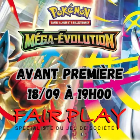 Tournois Pokémon "Avant-Première Méga Évolution" Jeudi 18/09 à 19h