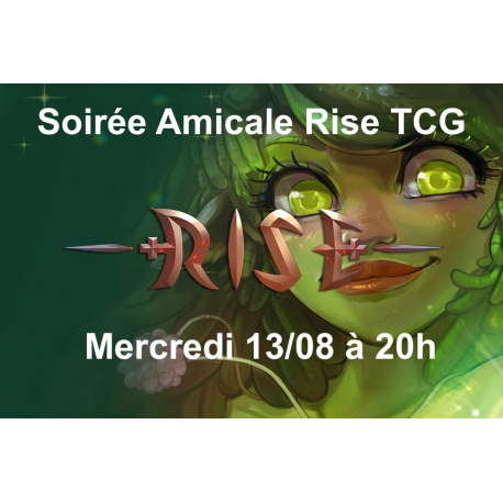 Soirée Spéciale Rise mercredi 12/02/25 à 20h00