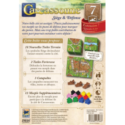 Carcassonne - Extension : Siège & Défense