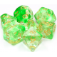 Set de 7 dés - Epic Forge - Green Ripples