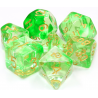 Set de 7 dés - Epic Forge - Green Ripples