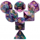 Set de 7 dés - Epic Forge - Elfes de la nuit