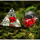 Set de 7 dés - Epic Forge - Gamme Insert - Coccinelle