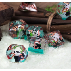 Set de 7 dés - Epic Forge - Gamme Insert - Panda