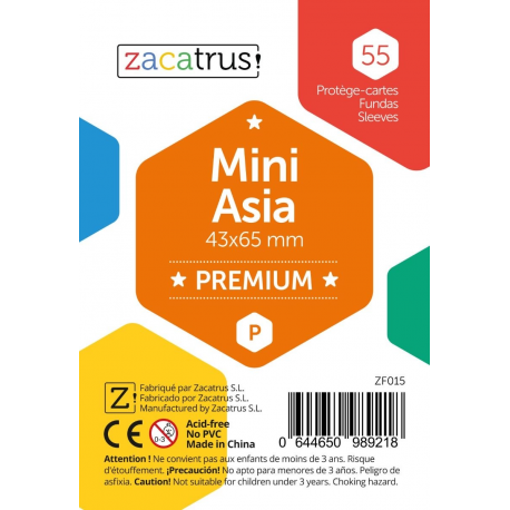 Zacatrus : Protèges-cartes Mini-Asia Premium