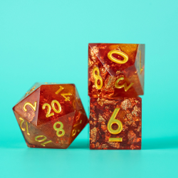 Set de 7 dés Premium - Larmes du Soleil