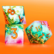 Set de 7 dés Premium - Flux Céleste